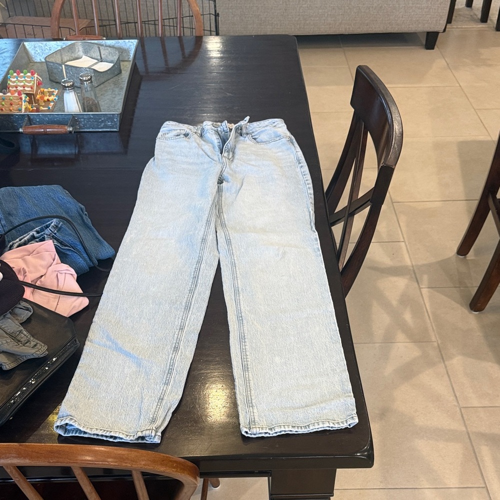 PacSun Light Blue Straight Leg Women's Jeans